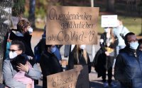 Demo in Rottenburg: Kundgebung gegen die Corona-Massnahmen