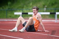 Leichtathletik: Testwettkampf im Training, Weitspringer Gianni Seeger (TSV Gomaringen)