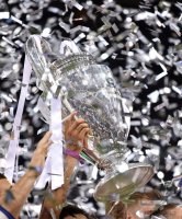 Fussball Champions League Finale 2017: JUBEL Cristiano Ronaldo (Real Madrid)