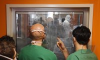 Corona Krise in Rom: Intensivstation des Casal Palocco Krankenhaus