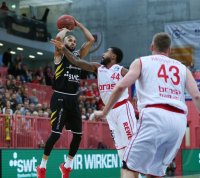 Basketball 1. Bundesliga 17/18 Hauptrunde: Walter Tigers Tuebingen - Brose Bamberg