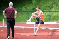 Leichtathletik: Testwettkampf im Training, Weitspringer Gianni Seeger (TSV Gomaringen)