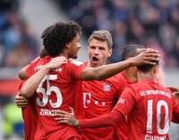 Fussball 1. Bundesliga Saison 19/20: TSG 1899 Hoffenheim - FC Bayern Muenchen
