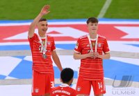Fussball 1. Bundesliga Saison 21/22: Meister FC Bayern Muenchen