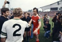 Fussball Bayern-Gladbach: Beckenbauer, Vogts