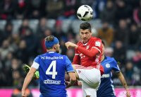 Fussball 1. Bundesliga Saison 16/17: FC Bayern Muenchen - FC Schalke 04