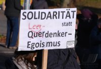 Demo in Rottenburg: Kundgebung gegen die Corona-Massnahmen
