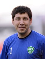 FUSSBALL INTERNATIONAL: Torwart Murtojon ZUKHUROV (Usbekistan)