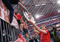Fussball 1. Bundesliga Saison 21/22: Meister FC Bayern Muenchen
