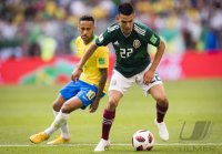 FUSSBALL WM 2018 Achtelfinale: Brasilien - Mexiko