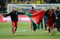 Fussball WM Qualifikation 2014 Playoff: JUBEL Portugal