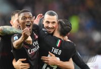 FUSSBALL SERIE A 2019/2020: JUBEL Zlatan Ibrahimovic (AC Mailand)