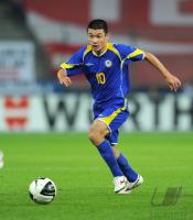 Fussball International EM 2012-Qualifikation: Nurbol Zhumaskaliyev (Kasachstan)