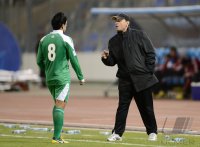 Fussball International Gulf Cup 2013:  Trainer Hakim Shaker (Irak)