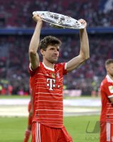 Fussball 1. Bundesliga Saison 21/22: Meister FC Bayern Muenchen