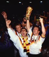 Fussball WM 1990 FINALE: JUBEL Deutschland