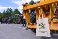 Fair und Regional; Demo pro Rottenburger Schlachthof von Landwirten und Metzger vor der Rottenburger Festhalle