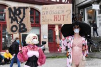 Demo gegen Oberbuergermeister Boris Palmer Tuebinger Marktplatz