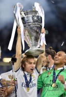 Fussball Champions League Finale 2017: JUBEL Luka Modric (Real Madrid)