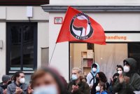 Demo gegen Oberbuergermeister Boris Palmer Tuebinger Marktplatz