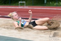 Leichtathletik: Testwettkampf im Training, Weitsprung Julia Simon (LV Pliezhausen)