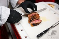 Sternekoch Harald Wohlfahrt kocht im Betriebsrestaurant der Unternehmensgruppe fischer