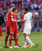 Fussball 1. Bundesliga Saison 18/19: FC Bayern Muenchen - SV Werder Bremen