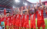 Fussball 1. Bundesliga Saison 21/22: Meister FC Bayern Muenchen