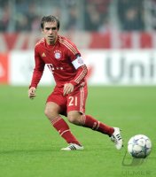 Fussball CHL  Saison 2011/2012: Philipp Lahm (FC Bayern Muenchen)