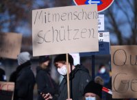 Demo in Rottenburg: Kundgebung gegen die Corona-Massnahmen
