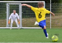 Fussball Kunstrasen mit Korkgranulat