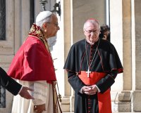 Staatsbesuch, Papst Leo XIV. trifft Italiens Staatspraesident Sergio Mattarella