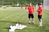 Fussball Bezirksliga 2019/2020; Corona-Training beim SV Hirrlingen (Kreis Tuebingen)
