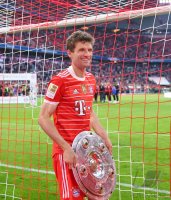 Fussball 1. Bundesliga Saison 21/22: Meister FC Bayern Muenchen