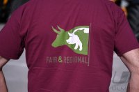 Fair und Regional; Demo pro Rottenburger Schlachthof von Landwirten und Metzger vor der Rottenburger Festhalle