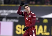 Fussball 1. Bundesliga Saison 21/22: Borussia Dortmund - FC Bayern Muenchen