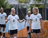 Fussball International Euro 2025,
Mannschaftsfoto Deutsche Frauen Nationalmannschaft