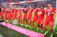Fussball 1. Bundesliga Saison 21/22: Meister FC Bayern Muenchen