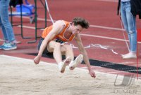 Leichtathletik: Testwettkampf im Training, Weitspringer Gianni Seeger (TSV Gomaringen)