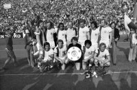 Fussball 1. Bundesliga Saison 1972/1973: FC Bayern mit Meisterschale
