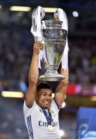 Fussball Champions League Finale 2017: JUBEL Casemiro (Real Madrid)
