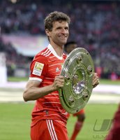 Fussball 1. Bundesliga Saison 21/22: Meister FC Bayern Muenchen