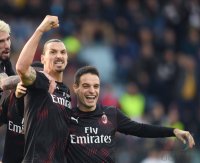 FUSSBALL SERIE A 2019/2020: JUBEL Zlatan Ibrahimovic (AC Mailand)