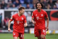 Fussball 1. Bundesliga Saison 19/20: TSG 1899 Hoffenheim - FC Bayern Muenchen