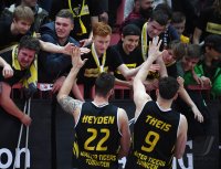 Basketball 1. Bundesliga 17/18 Hauptrunde: Walter Tigers Tuebingen - BG Goettingen