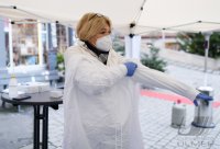 Kostenlose Corona-Schnelltests in Tuebingen: Aerztin Dr. Lisa Federle