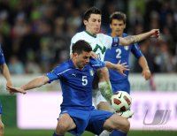 Fussball Nationalmannschaft : Slowenien - Italien
