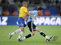 FUSSBALL INTERNATIONAL:  Argentinien - Brasilien