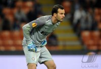 Fussball: Europa League Saison 2012/2013: Torwart Handanovic Samir (Inter Mailand)