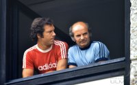 Fussball Training Bayern: Beckenbauer, Cramer